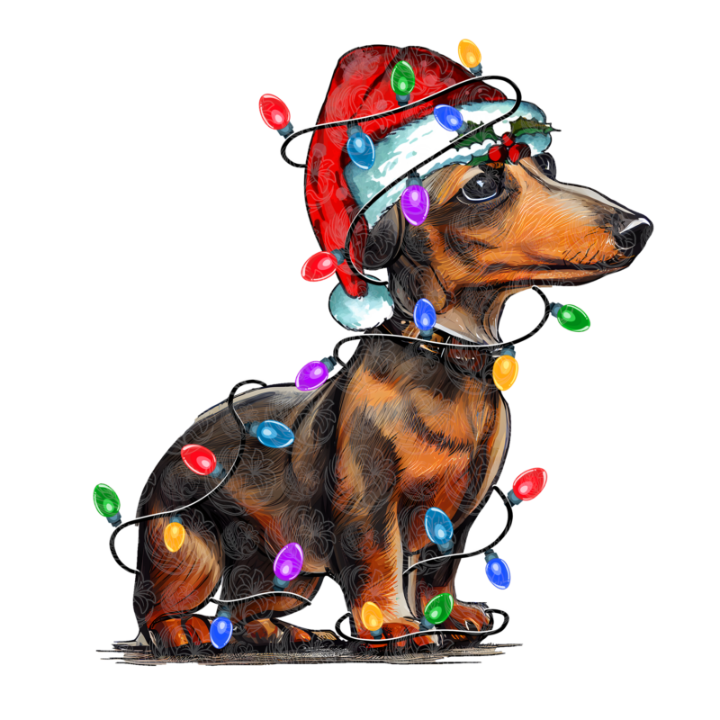 Dachshund Christmas Tree Lights - GBH21692